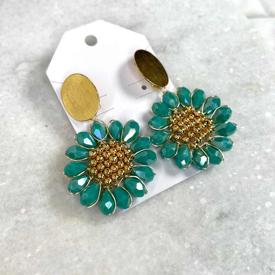 Empire Blue' Butterfly Earrings