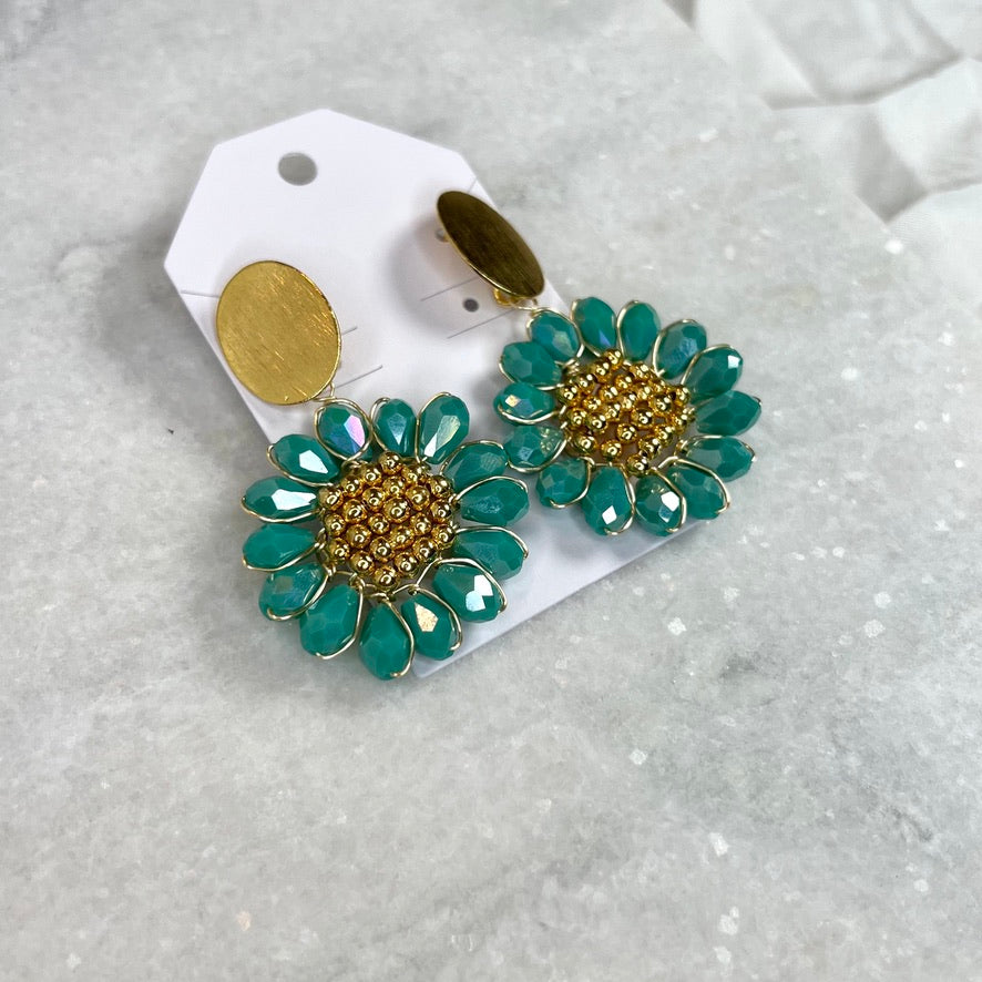 Empire Blue' Butterfly Earrings