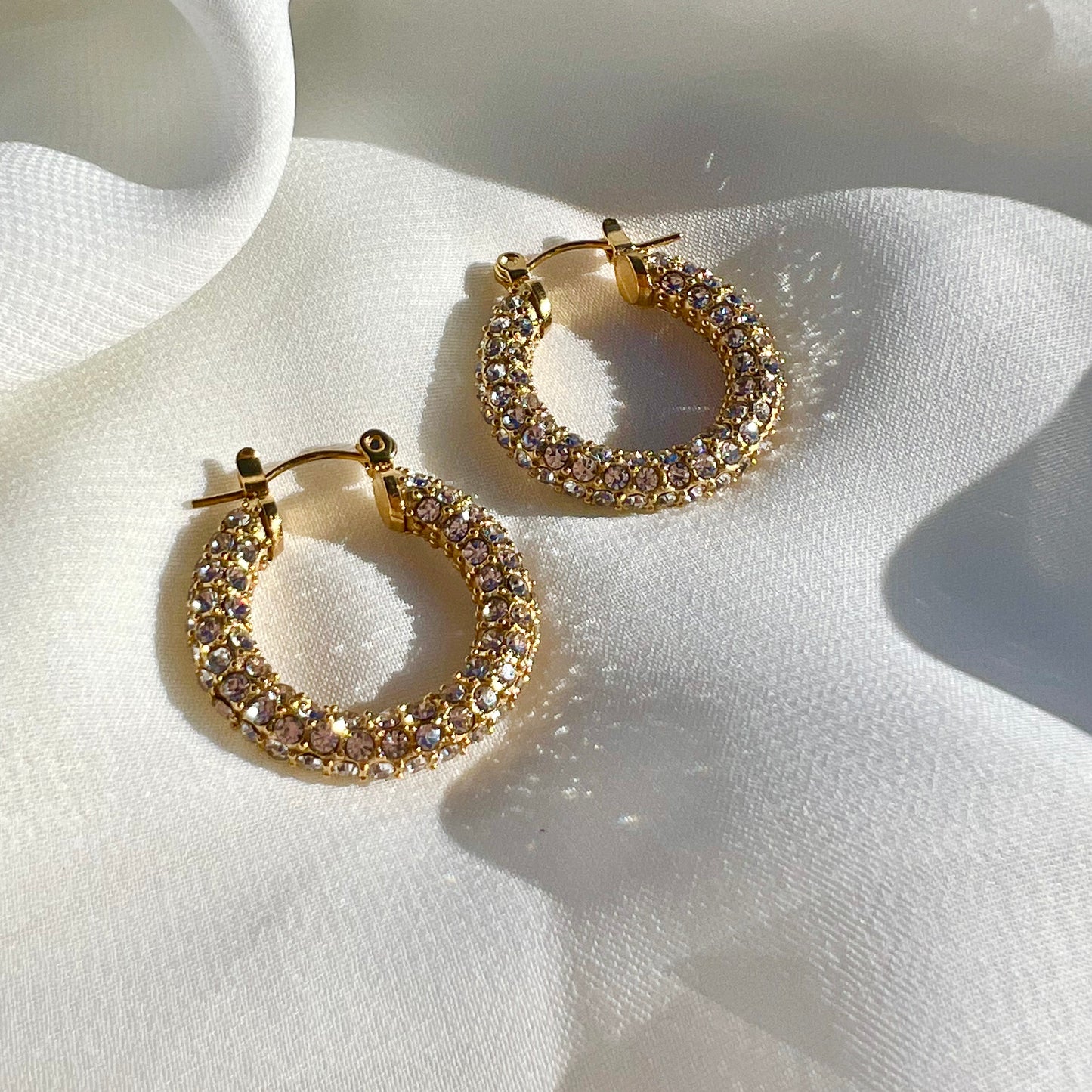 Pretty Little Zirconia Hoops