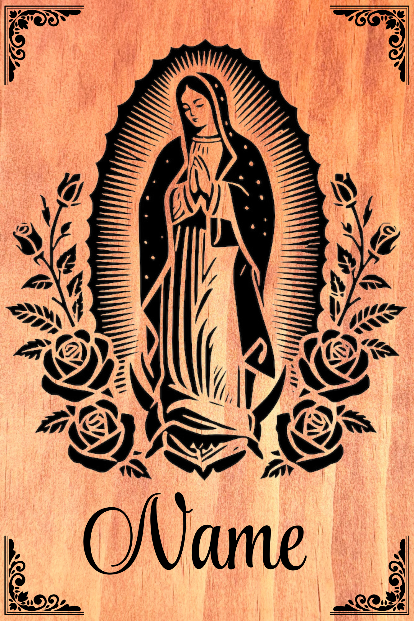 Virgencita Plaque