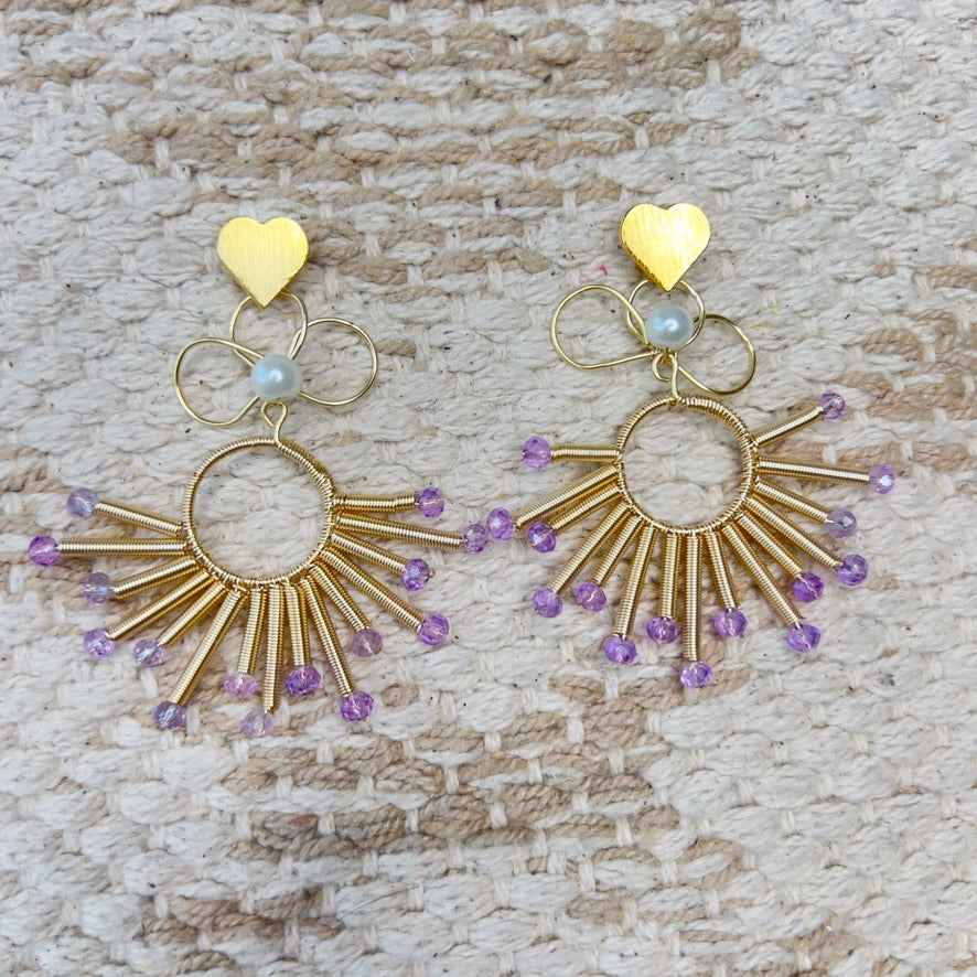 Iris Earrings