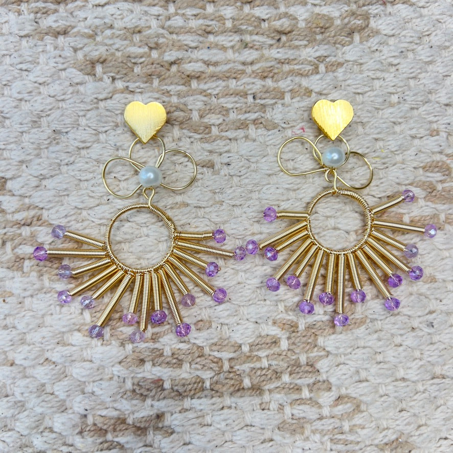 Iris Earrings