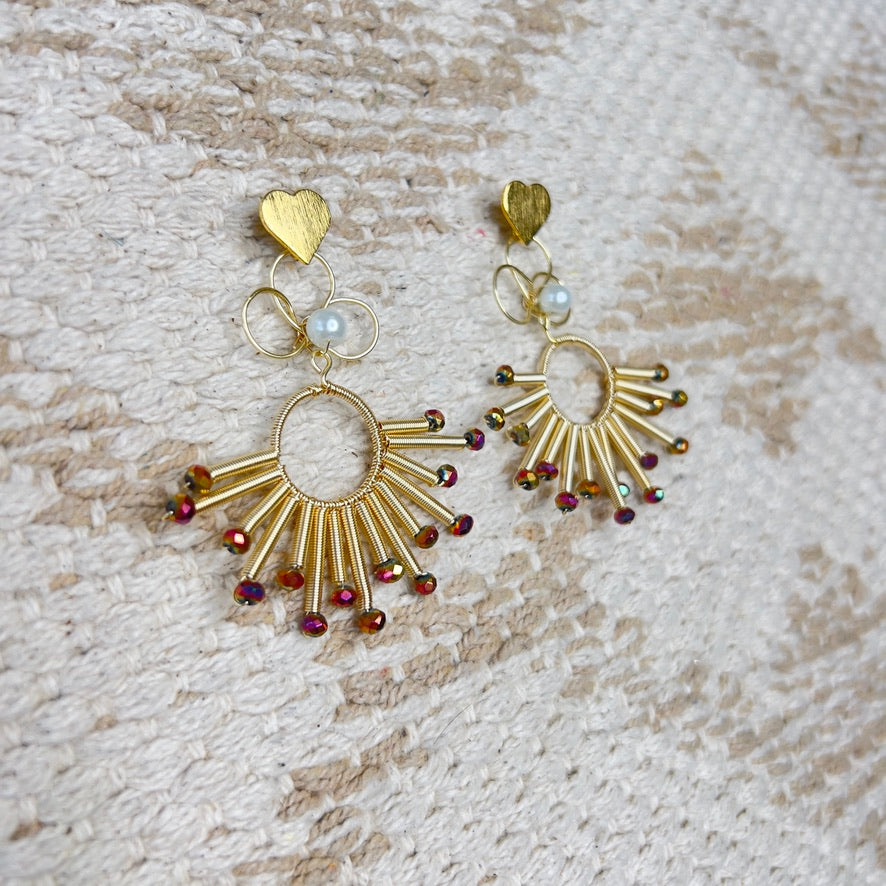 Camelia Earrings