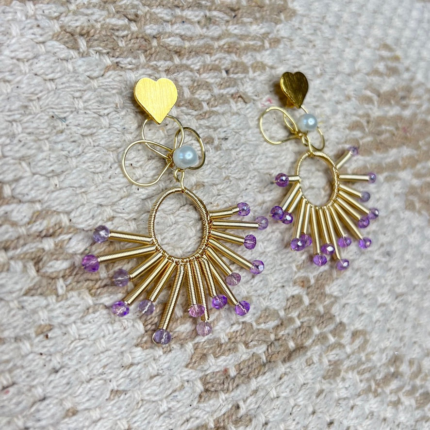 Iris Earrings