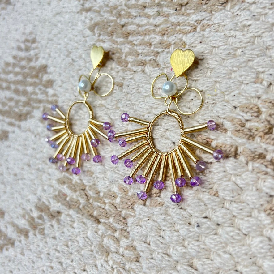 Iris Earrings