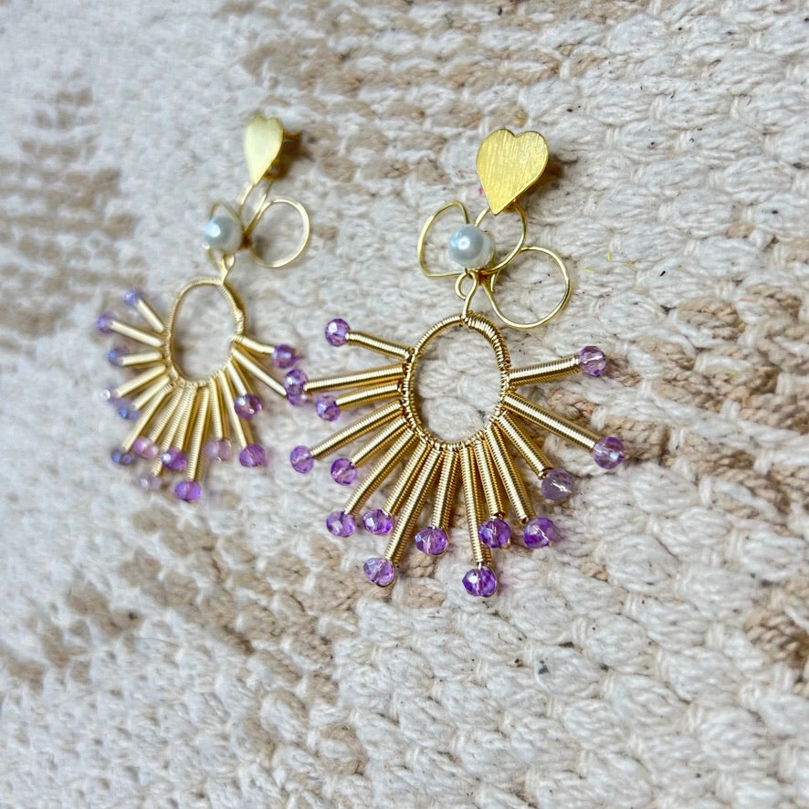 Iris Earrings