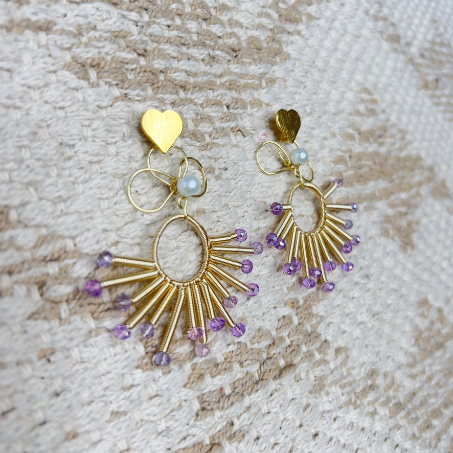 Iris Earrings