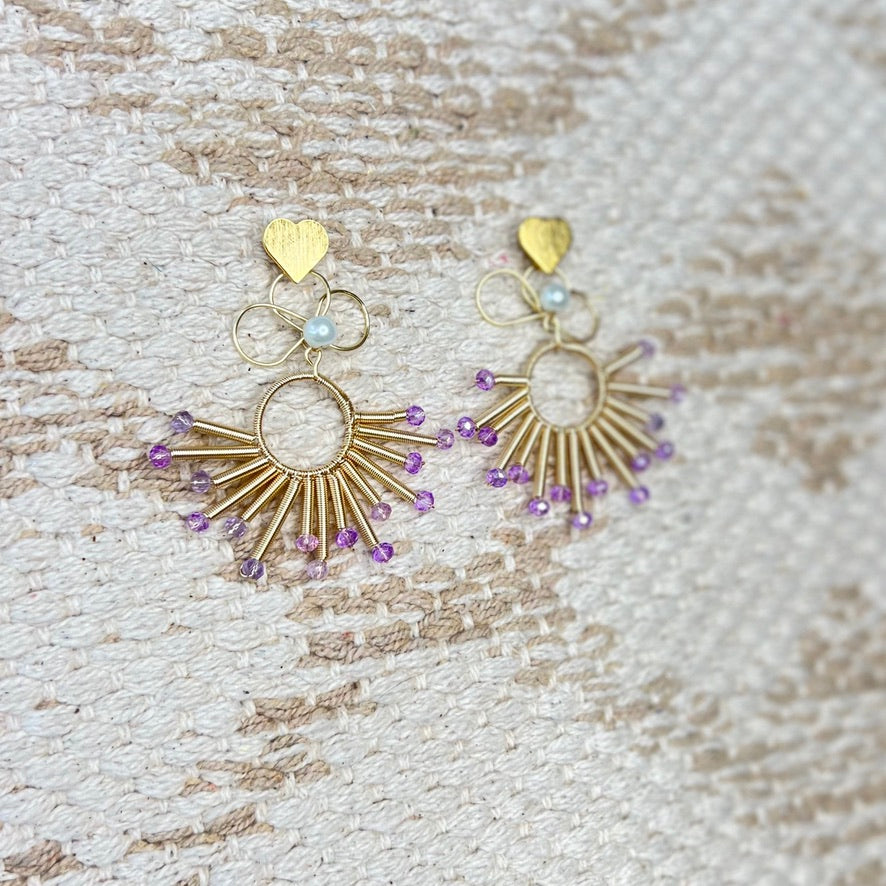 Iris Earrings