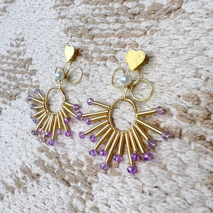 Iris Earrings