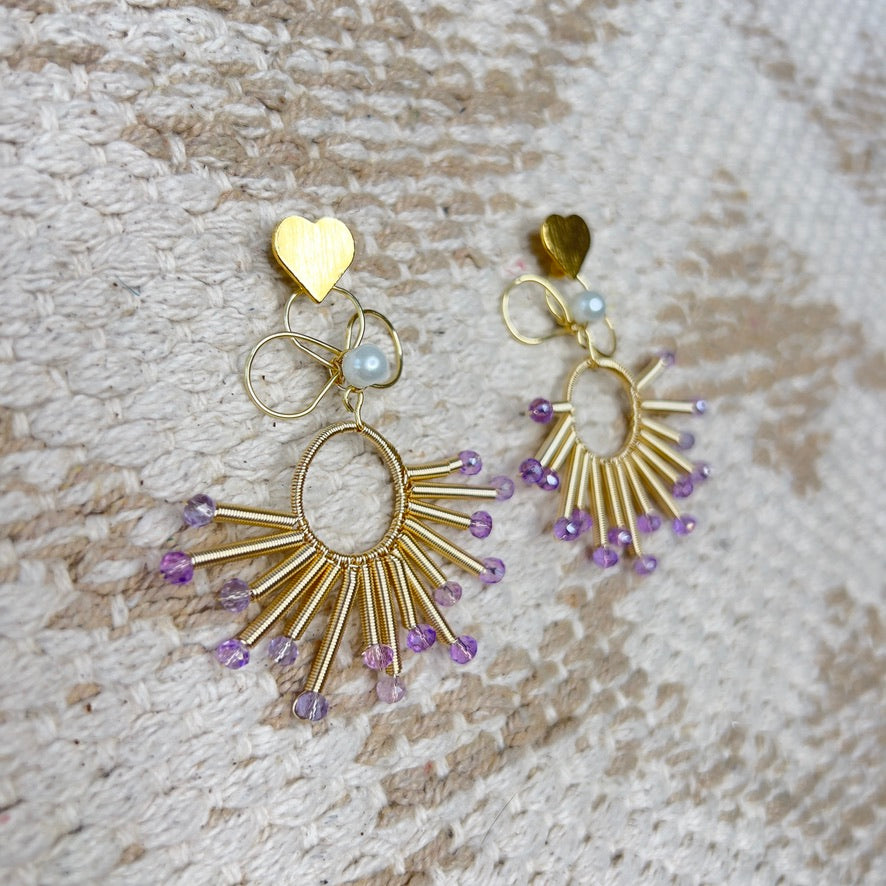 Iris Earrings