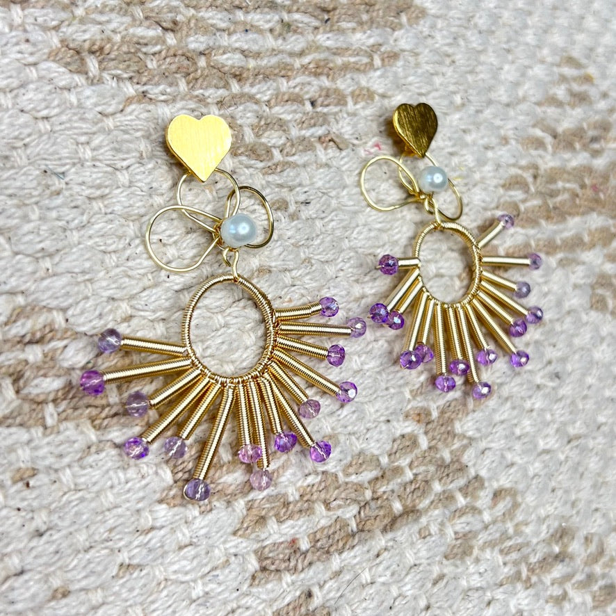 Iris Earrings