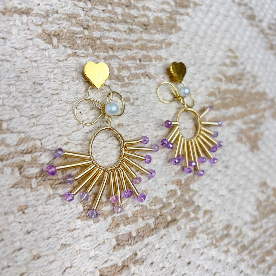 Iris Earrings