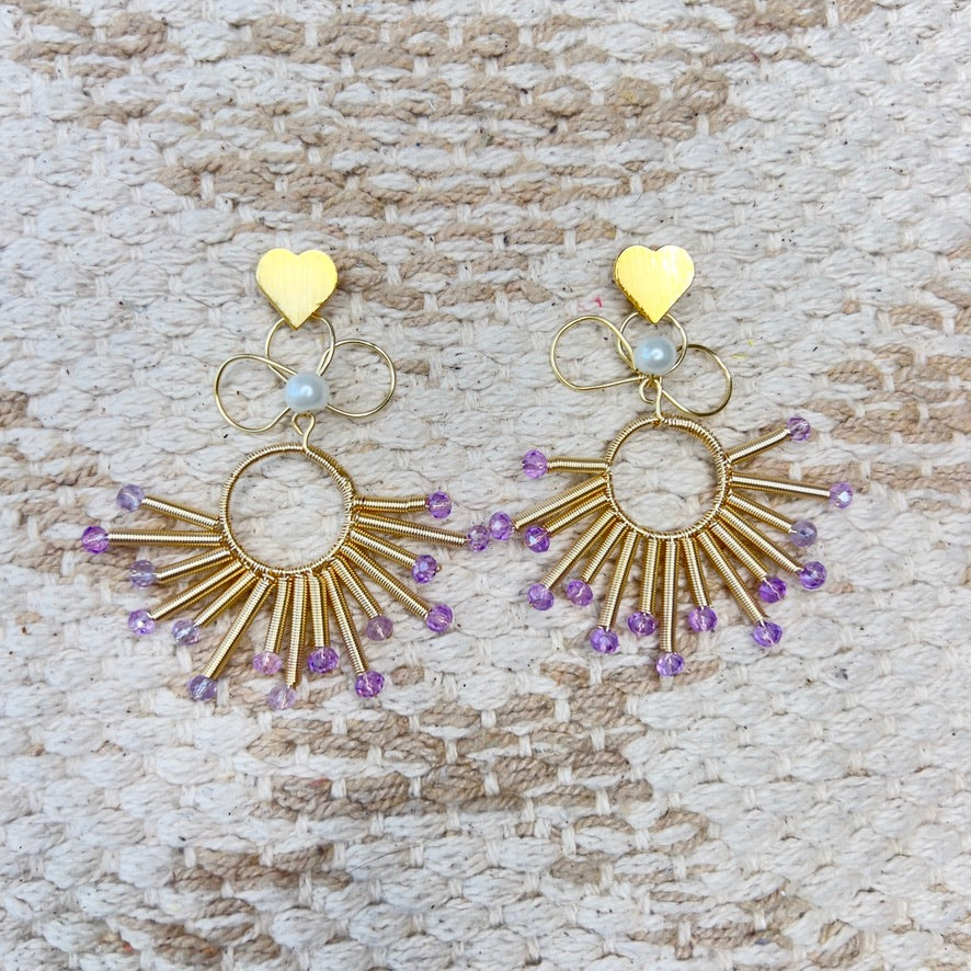 Iris Earrings