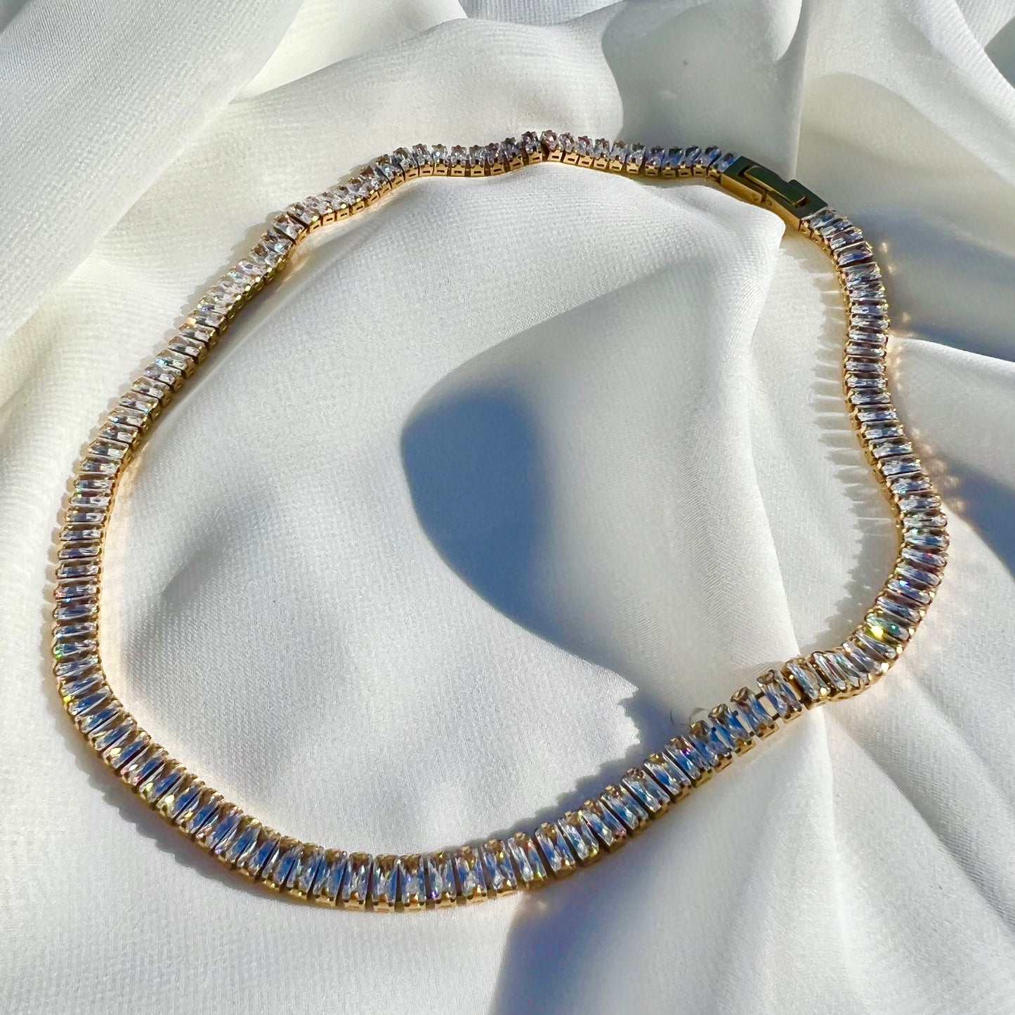 Lux CZ Tennis Necklace