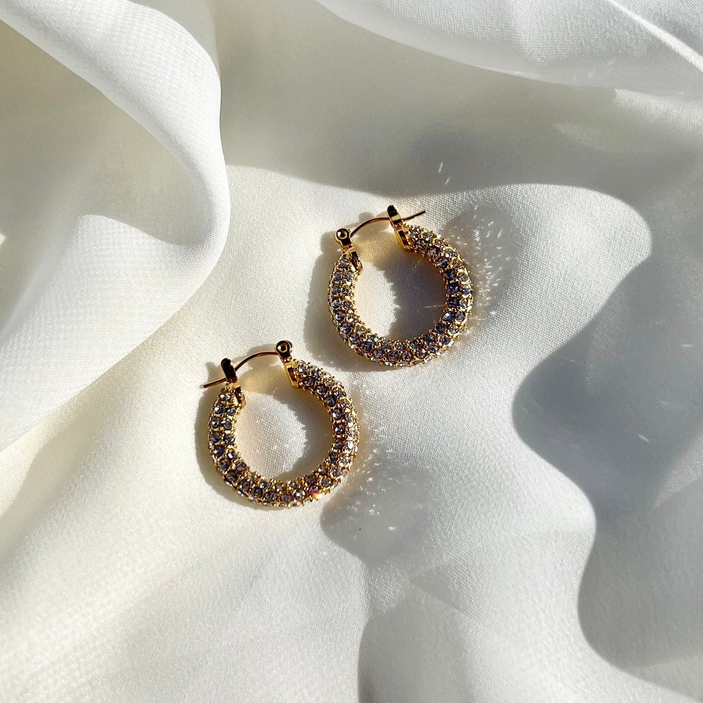 Pretty Little Zirconia Hoops