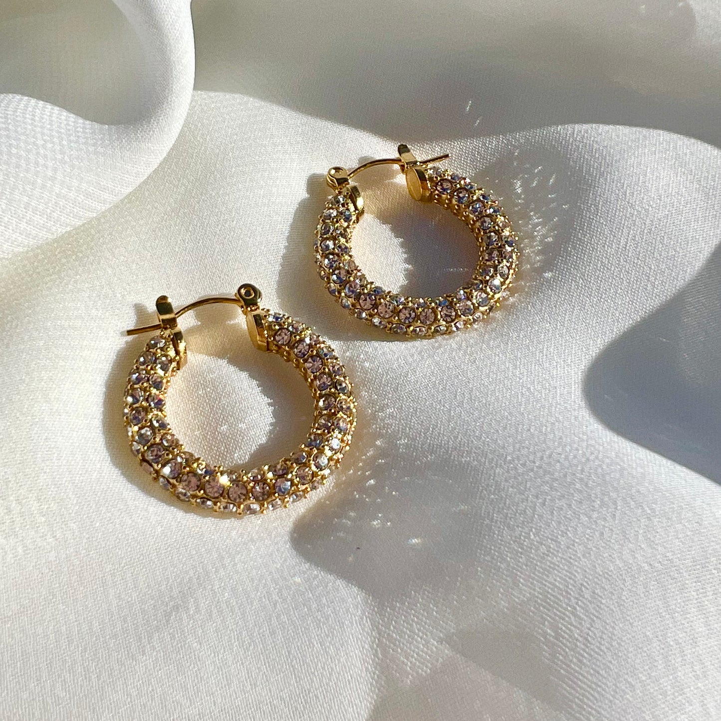 Pretty Little Zirconia Hoops