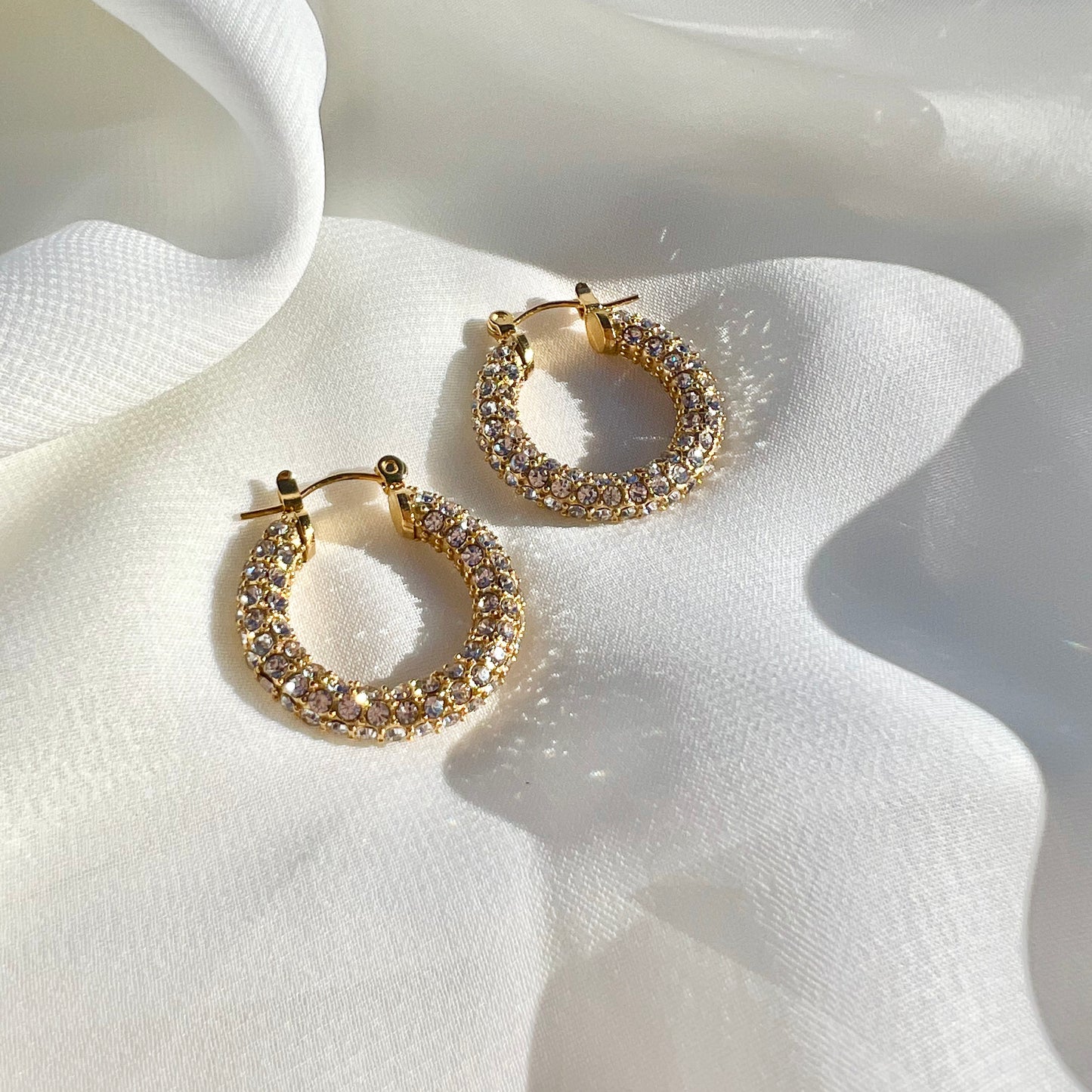 Pretty Little Zirconia Hoops