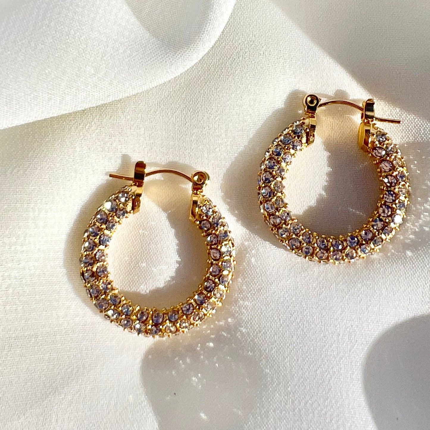 Pretty Little Zirconia Hoops