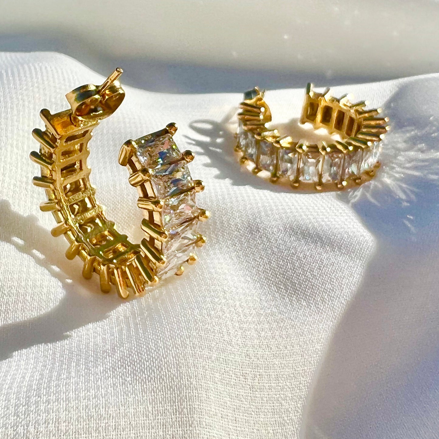 Lux Sparkle Hoops